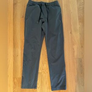 JCrew jogger style gray tech pants, men’s size small